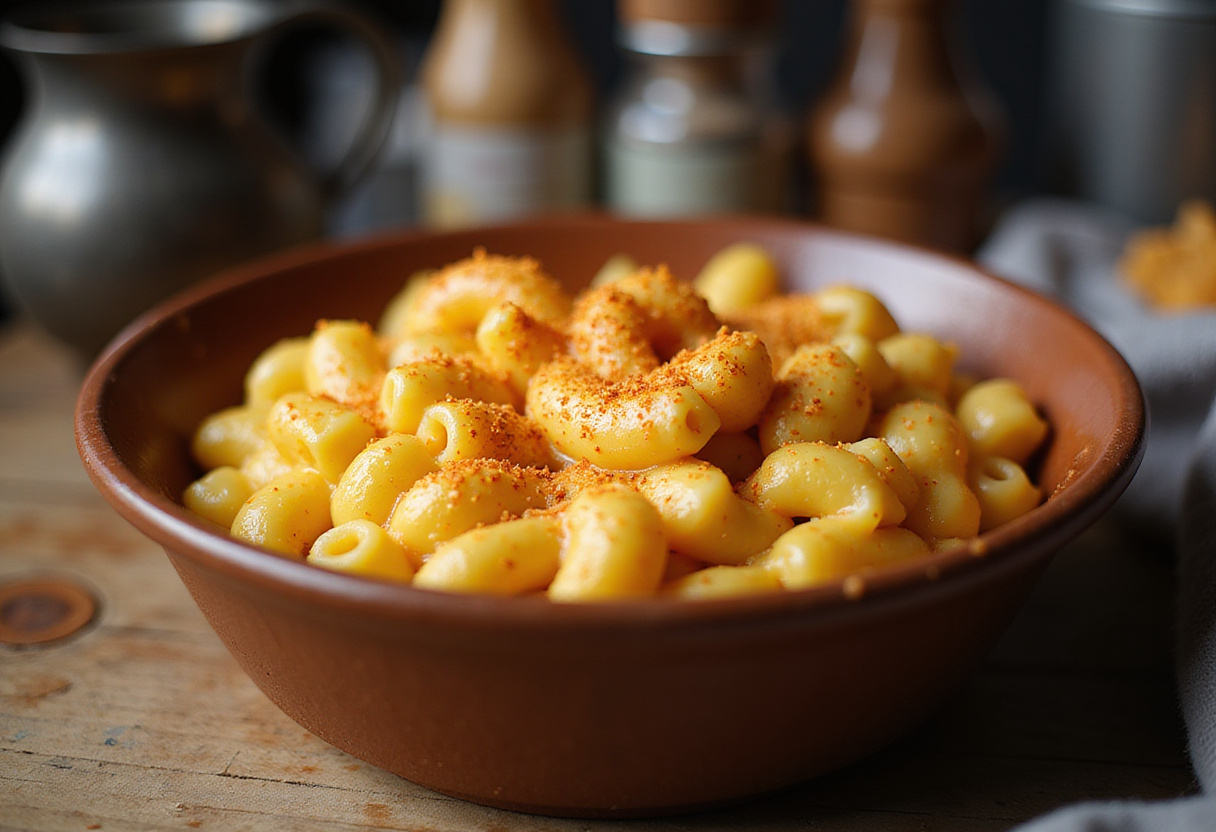 Delicious homemade Cracker Barrel Macaroni and Cheese ready to eat.