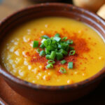 Delicious bowl of Cajun Potato Soup with bacon, cheese, and parsley garnish.