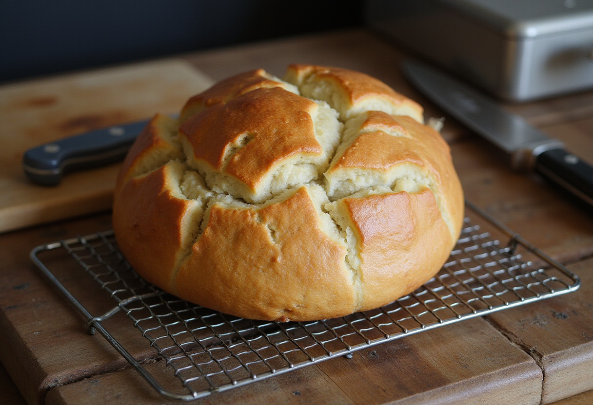 Delicious homemade cabbage bread, a family-favorite recipe.