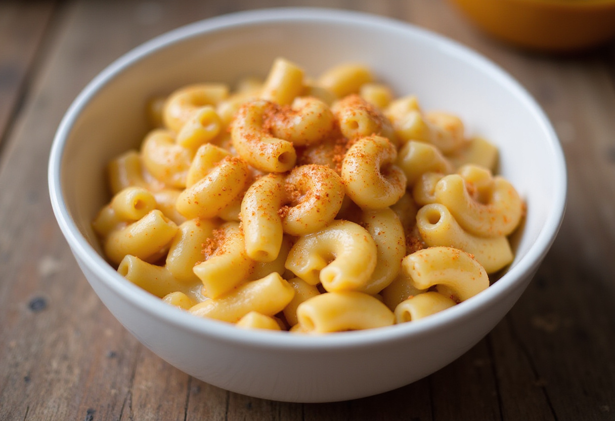 Homemade Cracker Barrel Mac and Cheese served in a bowl.