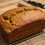 Delicious, freshly baked Libby pumpkin bread.