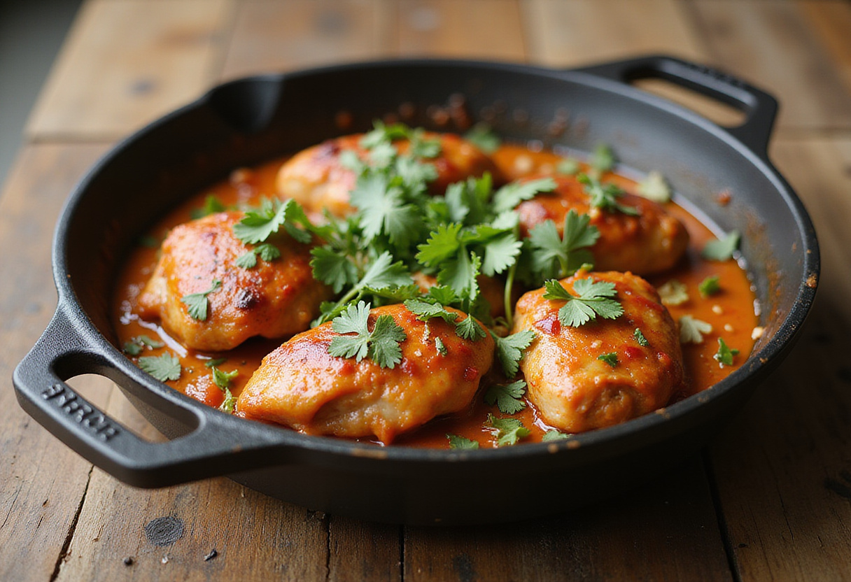 Delicious and colorful fajita chicken casserole ready to enjoy, showcasing layers of flavors.